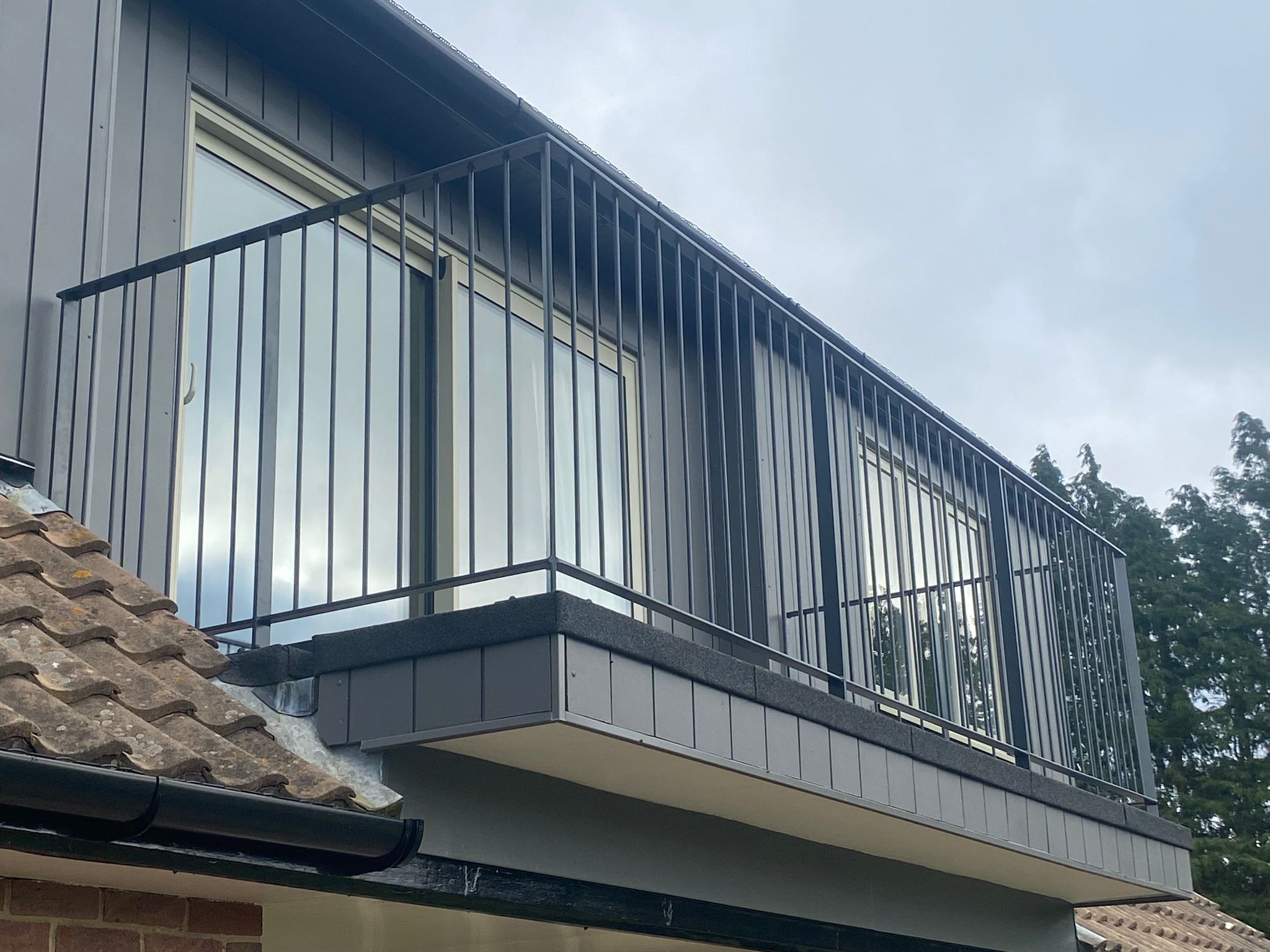 steel balcony