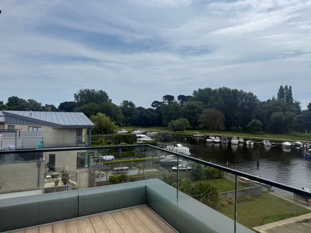 Glass balcony