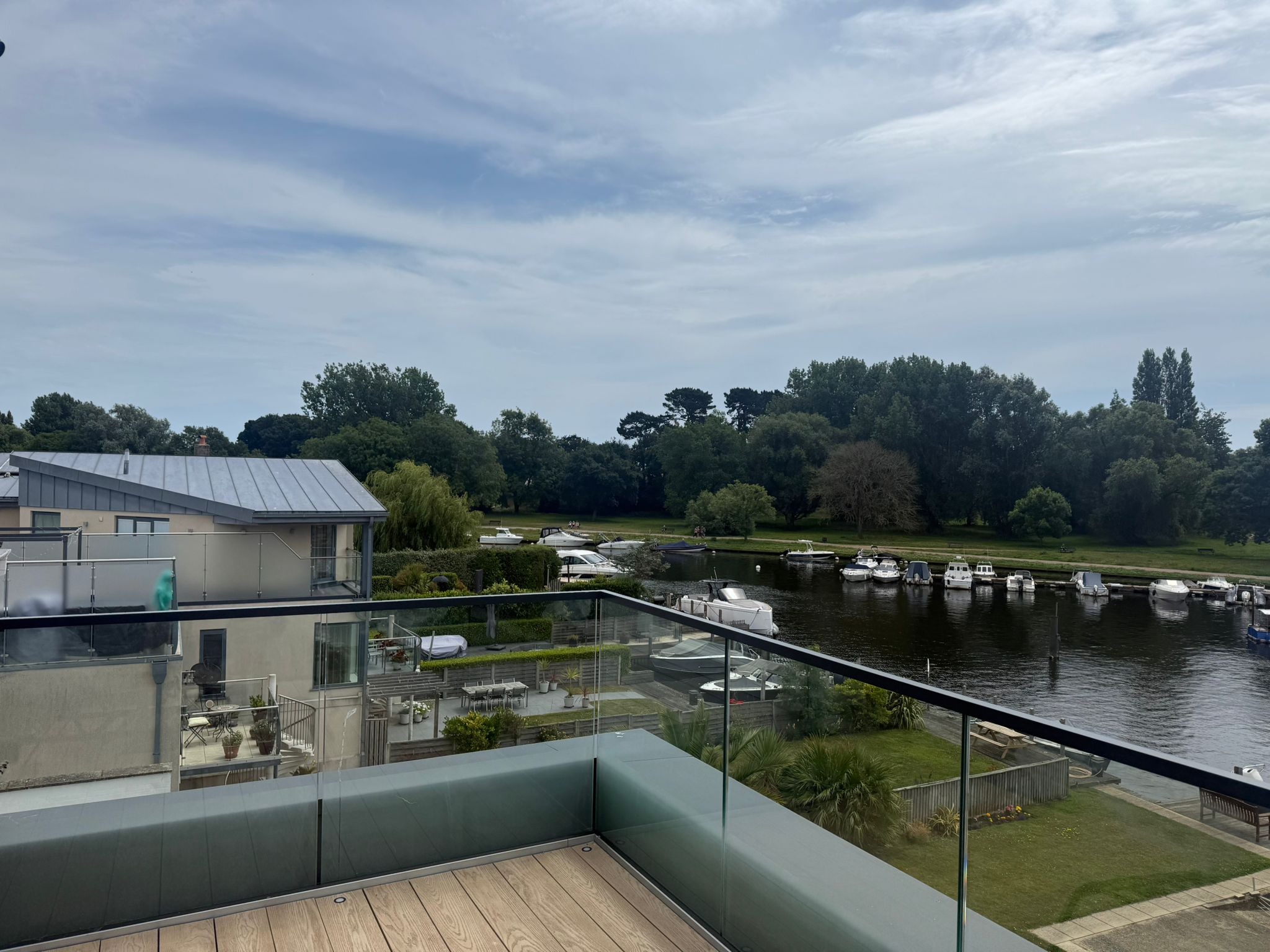 Glass balcony