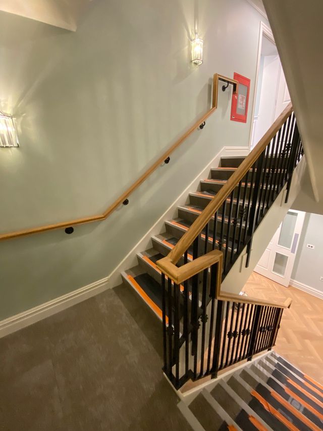 steel staircase