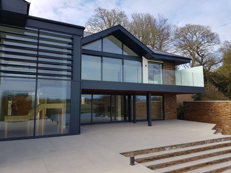 Glass balcony