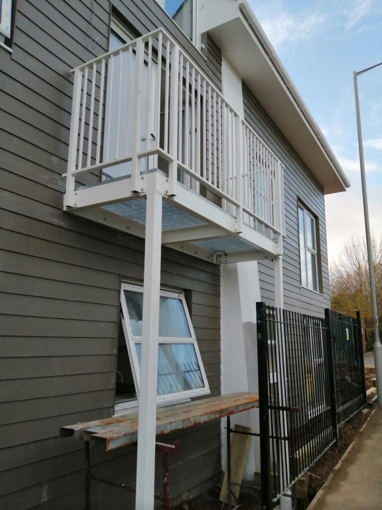 steel railing